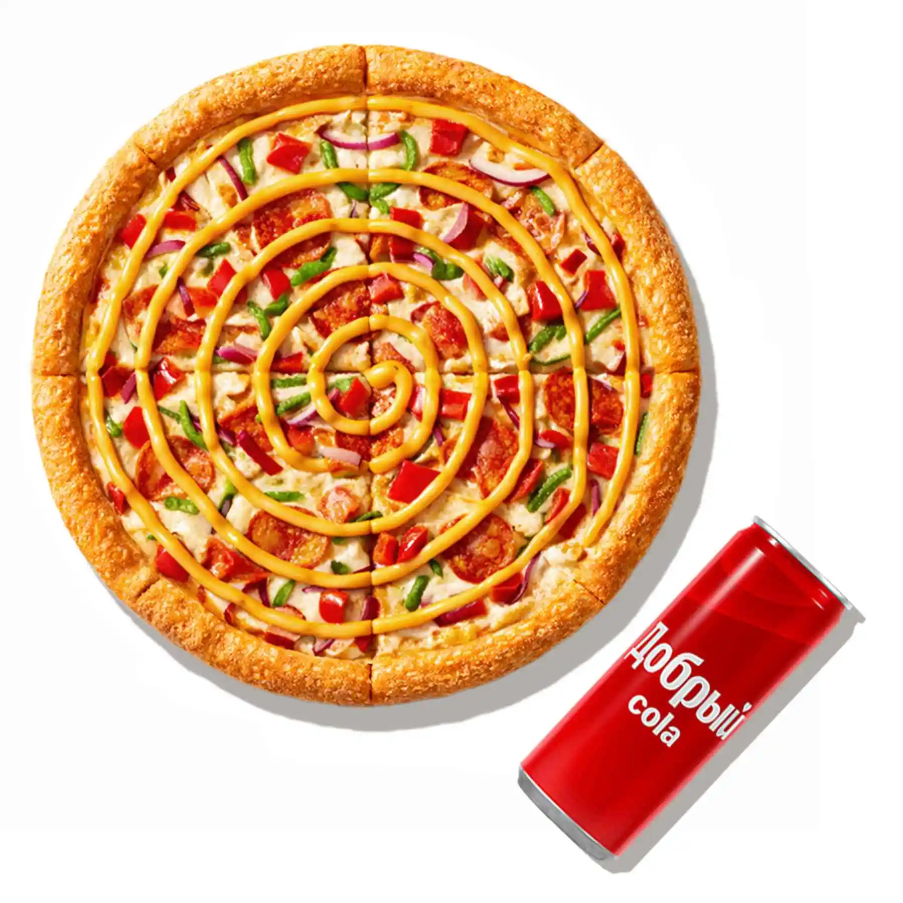 Пицца и напиток - Пицца 20 см или 25 см и напиток — идеальное комбо на одного!