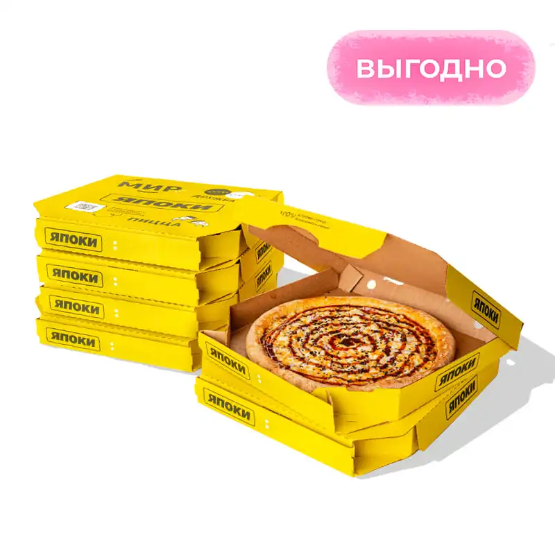 6 пицц - Шестёрка горячих пицц на компанию — и вечеринка на 10-15 человек точно будет успешной! 25 или 30 см на классическом или тонком тесте. Цена комбо зависит от выбранных пицц и может быть увеличена