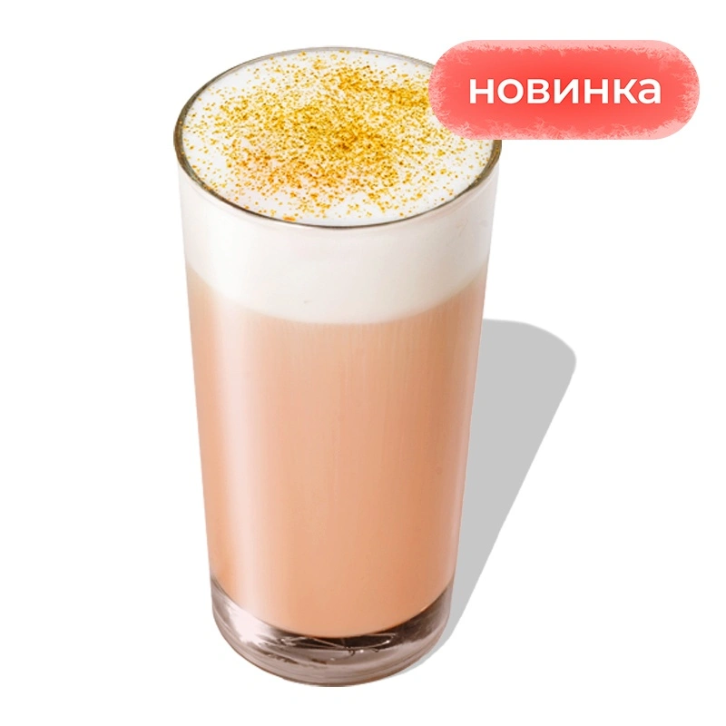 Раф с персиком - Сливочный кофе со вкусом нежного персика