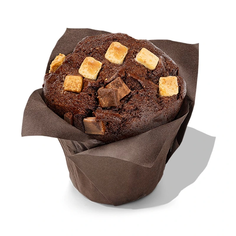 Маффин Три шоколада - Сочный сдобный кекс с шоколадной начинкой