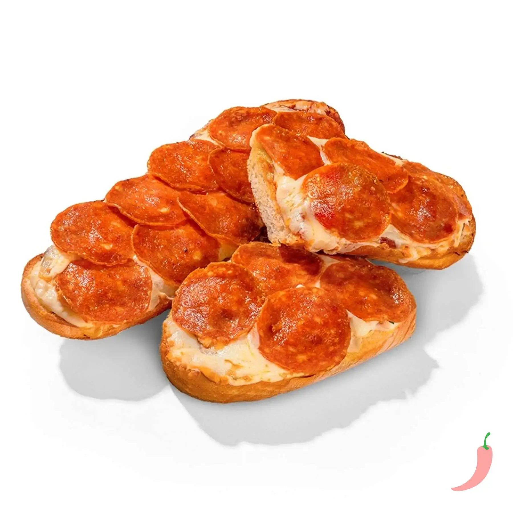 Багет с пепперони - Хрустящий багет из печи с пепперони, моцареллой и томатным соусом