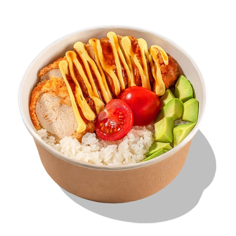 Боул Цыпленок Тонкацу с рисом - Сочное филе цыплёнка в хрустящей панировке с рисом, спелым авокадо, томатами черри, соусом тонкацу и японским майонезом. Идеальный баланс клетчатки, белка и углеводов
