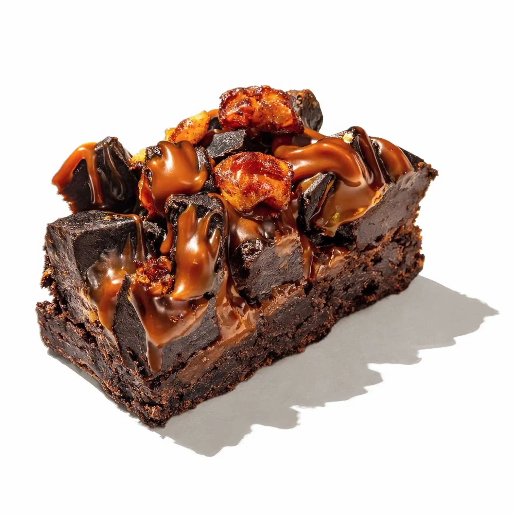 Брауни с грецкими орехами - Шоколадный десерт с грецкими орехами. Идеальная пара к чаю или кофе