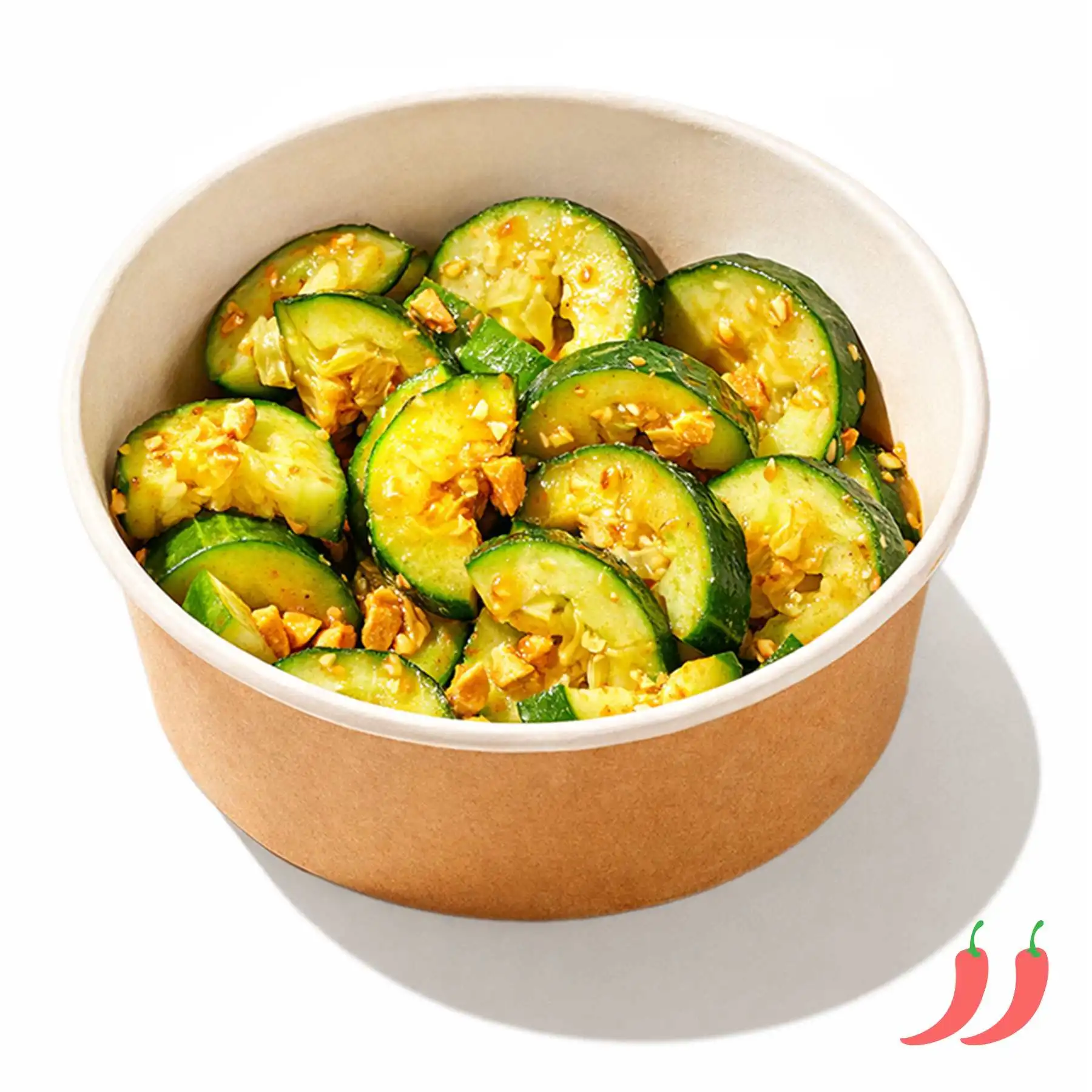 Битые Огурцы - Легендарная азиатская закуска из свежих огурчиков с пикантной заправкой и арахисом