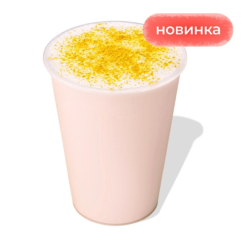 Персиковый молочный коктейль - Нежный молочный коктейль со вкусом персика