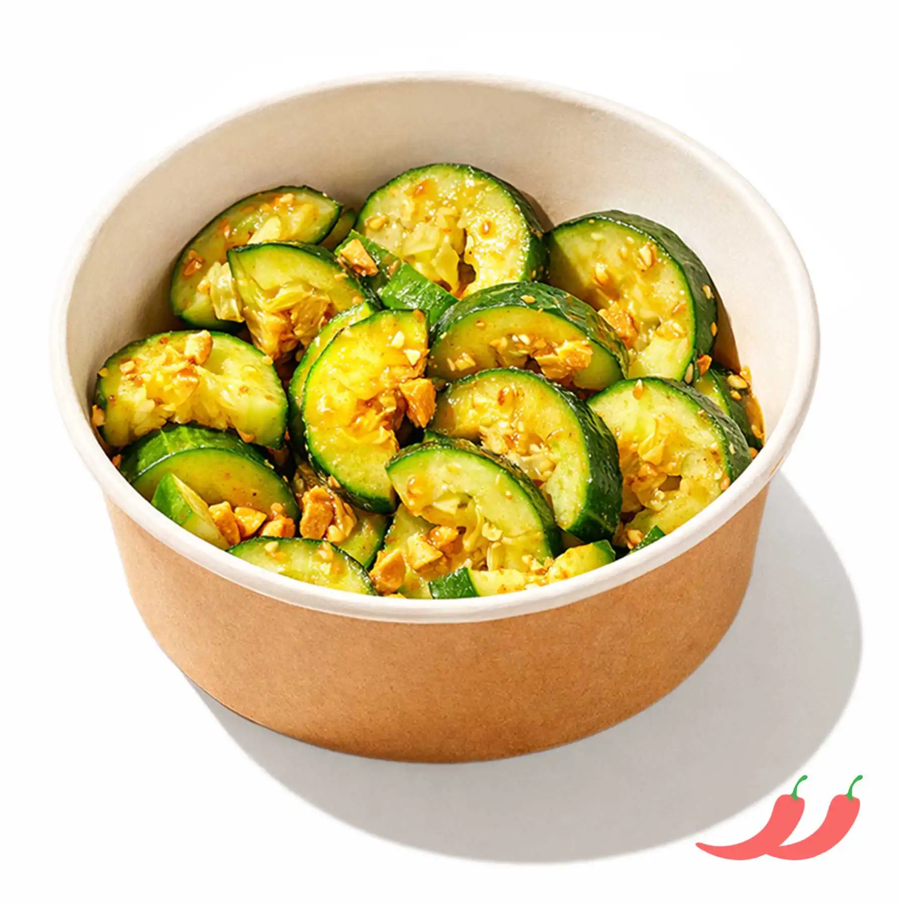 Битые Огурцы - Легендарная азиатская закуска из свежих огурчиков с пикантной заправкой и арахисом