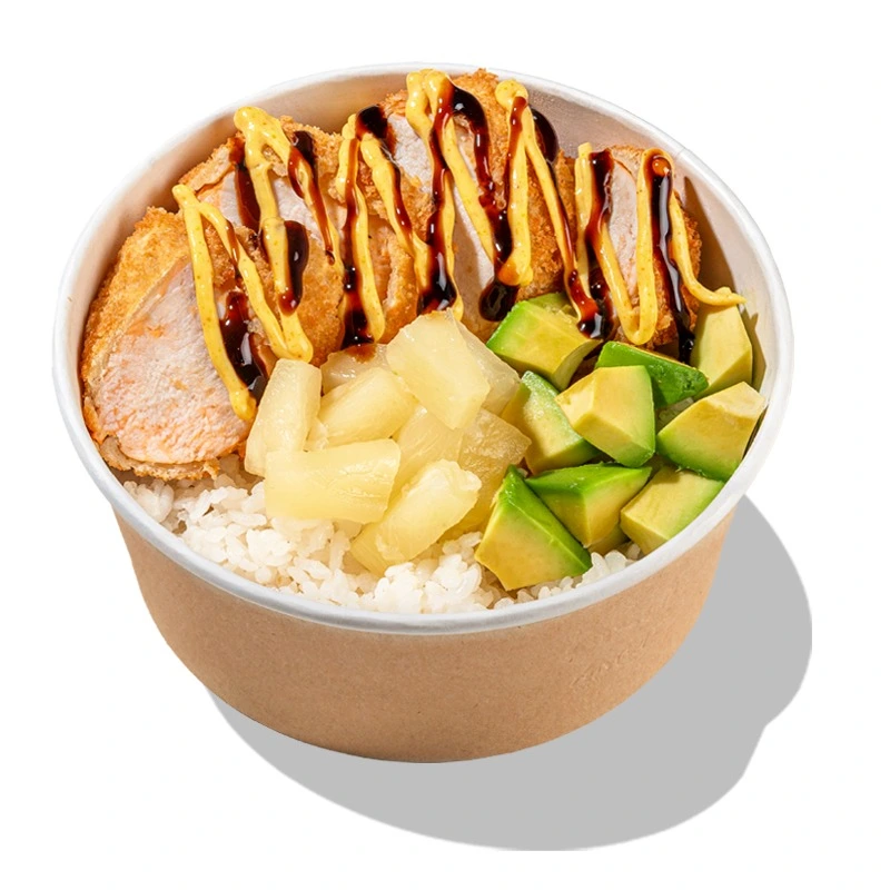 Боул Цыпленок Карри - Сочное филе цыпленка в хрустящей панировке с рисом, спелым авокадо, ананасом и соусом карри