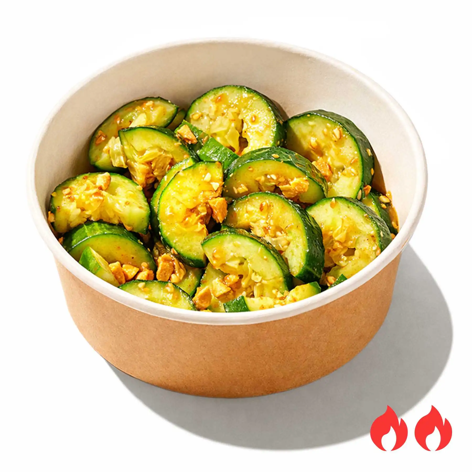 Битые Огурцы - Легендарная азиатская закуска из свежих огурчиков с пикантной заправкой и арахисом
