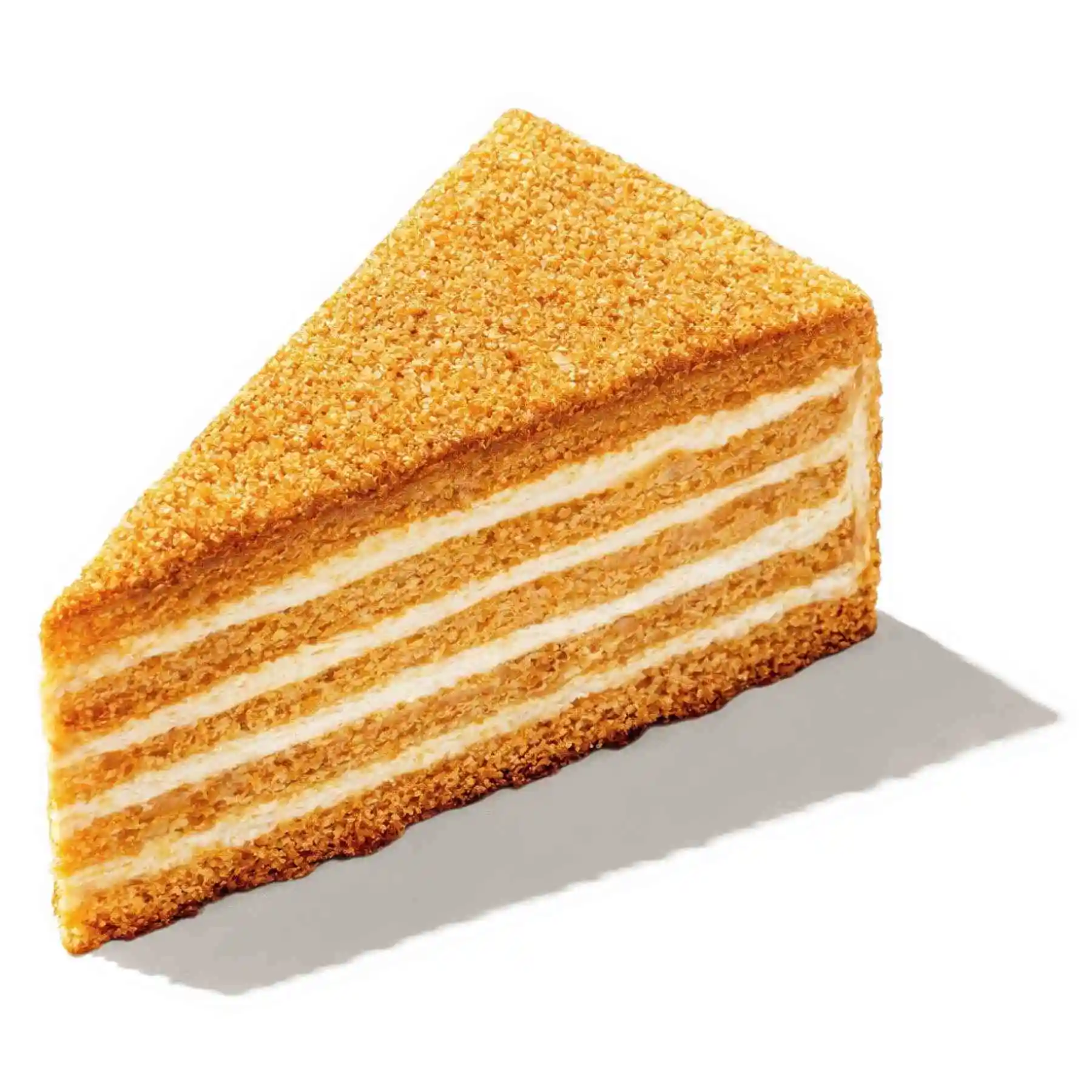 Медовик - Классический десерт. Мягкие коржи с прослойкой из сливочно-сметанного крема, нотками мёда, насыщенным и умеренно сладким вкусом и нежной текстурой не оставят равнодушным даже искушенного сладкоежку.