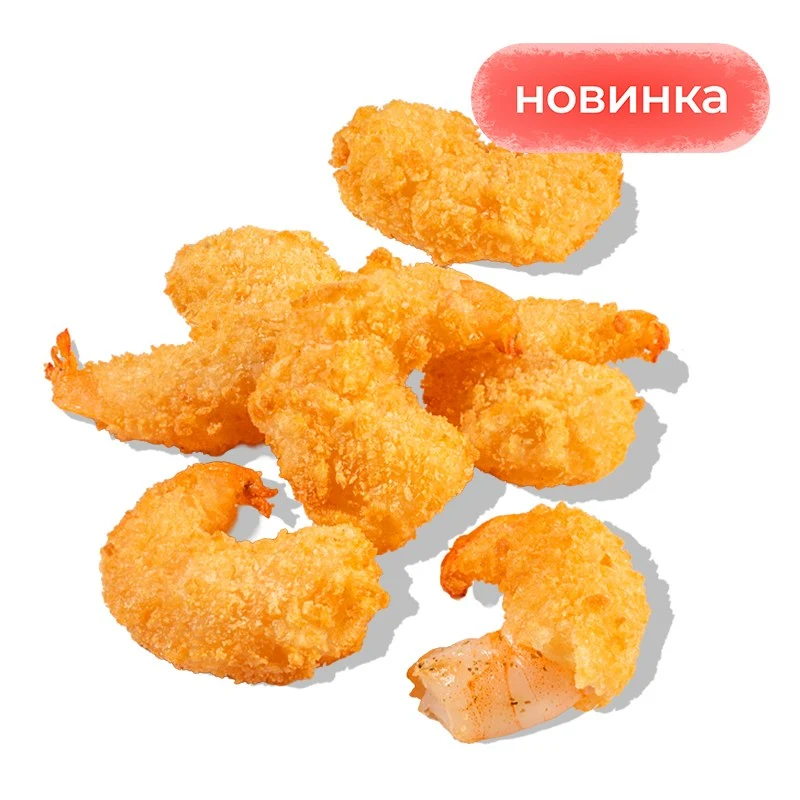 Креветки Кацу - Сочные креветки в хрустящей панировке. С соусом вкуснее