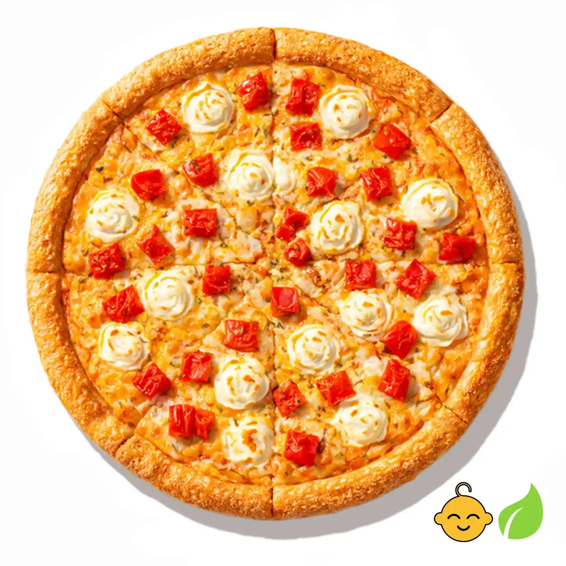 Маргарита Крем Чиз - Томаты, моцарелла, сливочный сыр, томатный соус, итальянские травы