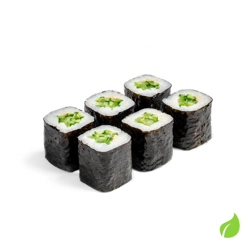 Мини-ролл Огурец - Классический ролл со свежим огурцом и кунжутом